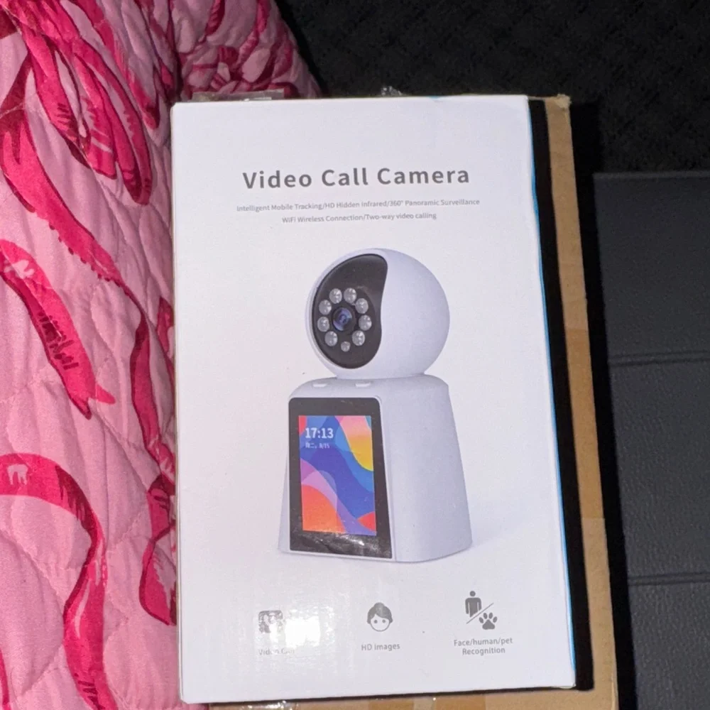 Video Call Camera with Face Recognition - White